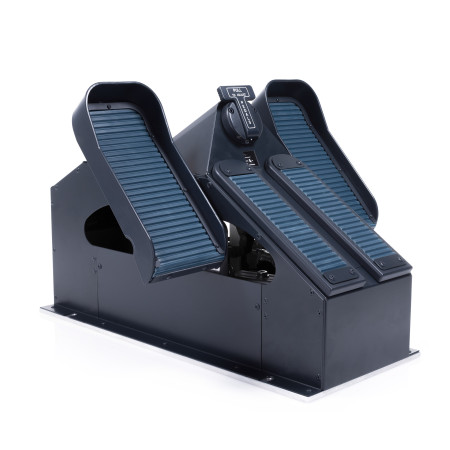 A320 PRO rudder pedals above floor, F.O. side