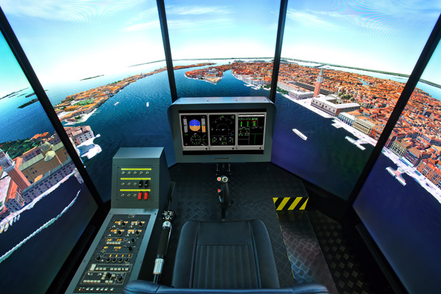 FSC MTHS HELICOPTER SIMULATOR INSIDE