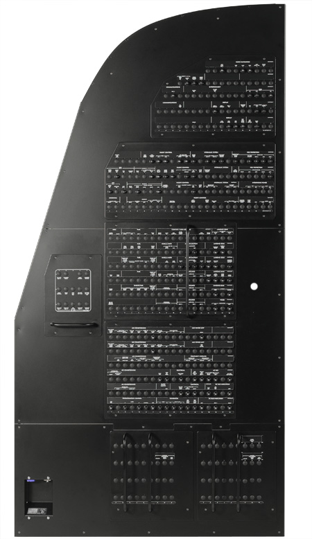 B737NG Circuit breakers wall First Officer side