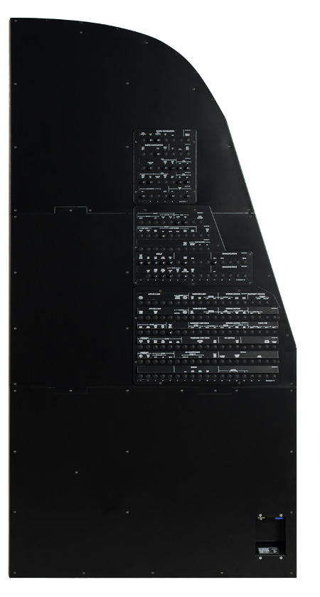 B737NG Circuit breakers wall Captain side