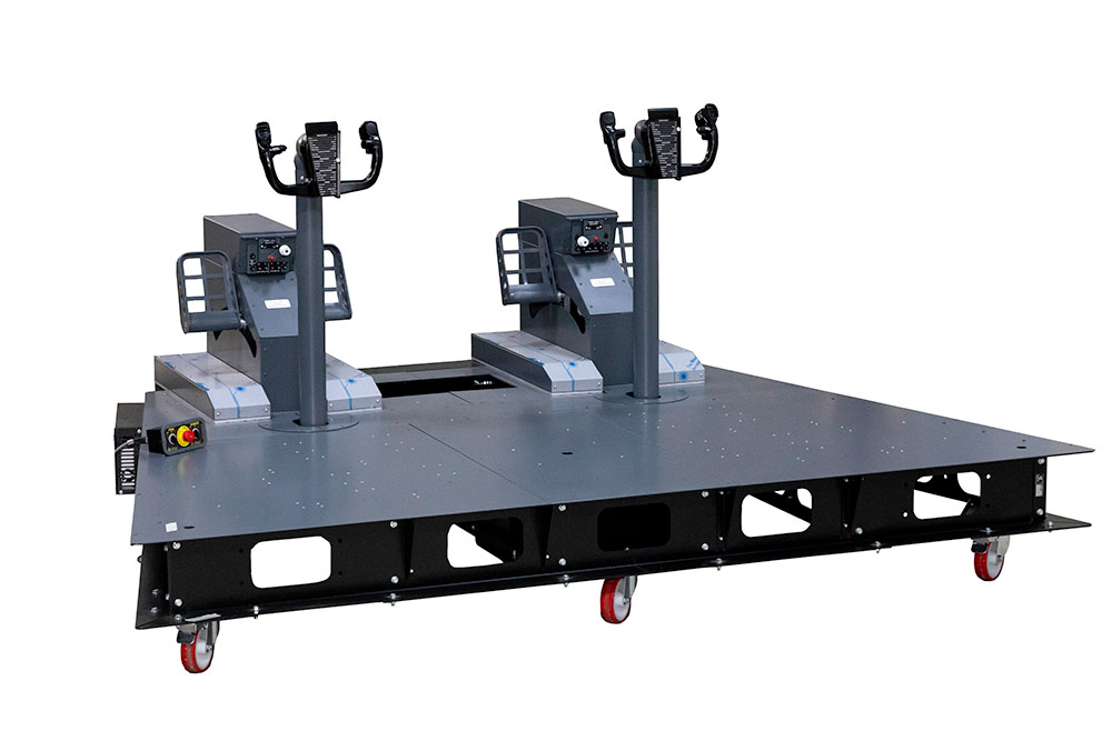 B737 Base per Cockpit con Yoke e Rudder Pedals attivi