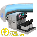 MTGS C172 Simulator FSTD/X-Plane 3x55' 2 Seats Control Loading