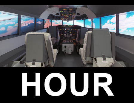 B737NG type simulator 4P/2K (1HR-RENT)