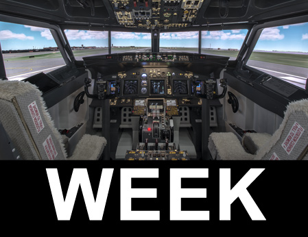 B737NG type simulator 2P/4K UHD (1WEEK-RENT)