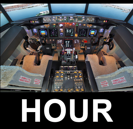 B737NG type simulator 2P/2K (1HR-RENT)