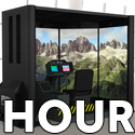 Helicopter simulator UHD 4K (1HOUR-RENT)