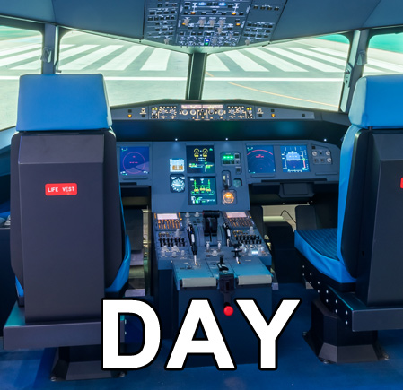 A320 type simulator 2P/2K (1DAY-RENT)