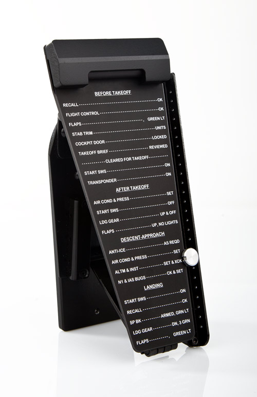 B737 Yoke Wheel Clipboard - Chart Holder