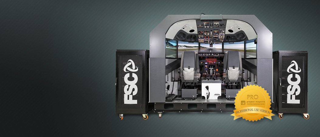737NG Simulator, 180° 7 monitor 2K Visual