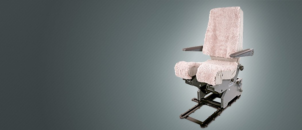 B737 First Officer Seat (Replica), fully adjustable, J-Rails included