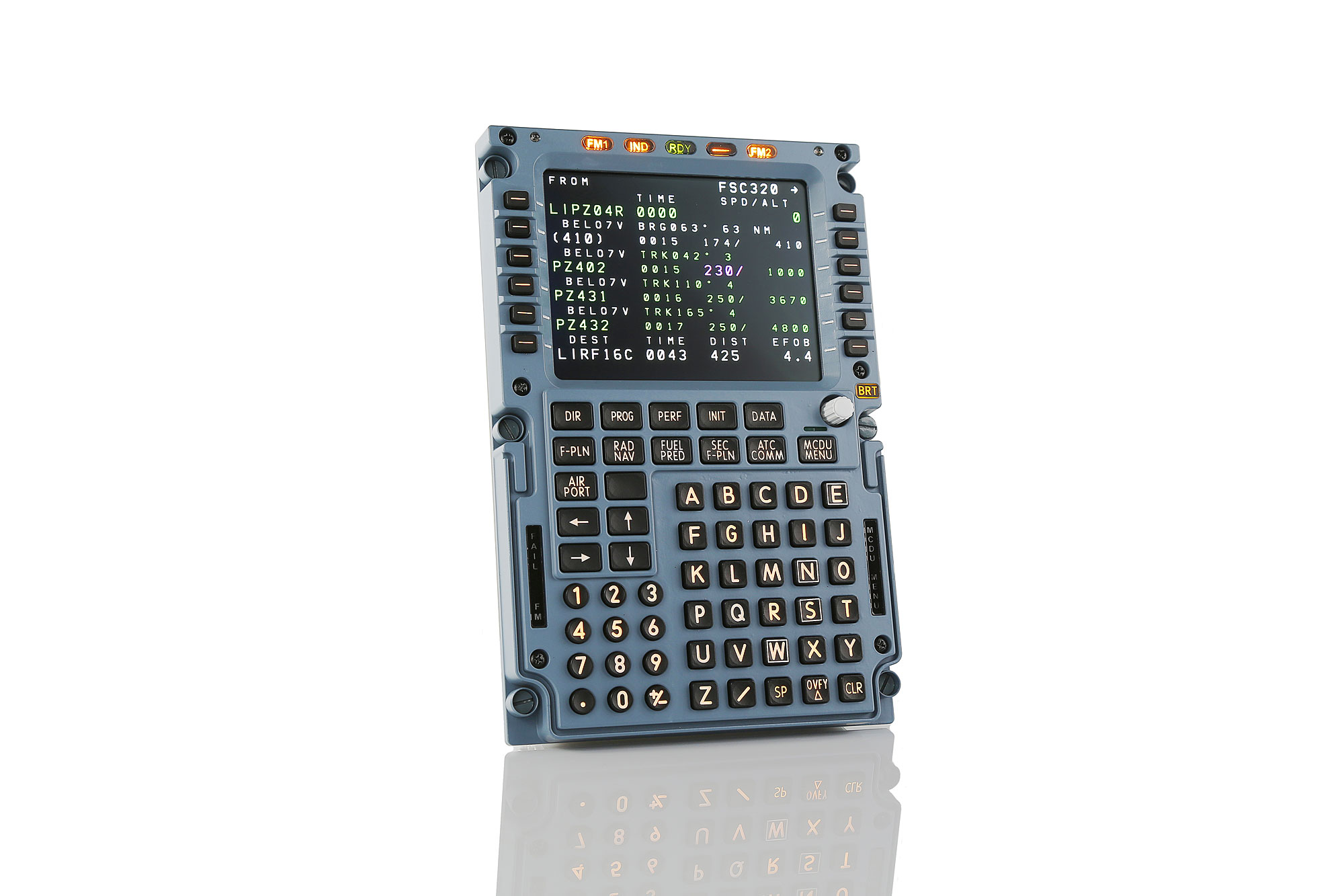 A320 MCDU フライトシミュレーター用 WIWING製 MCDUユニット WINWING Flight Simulator MCDU Toliss Fenix Flight Control