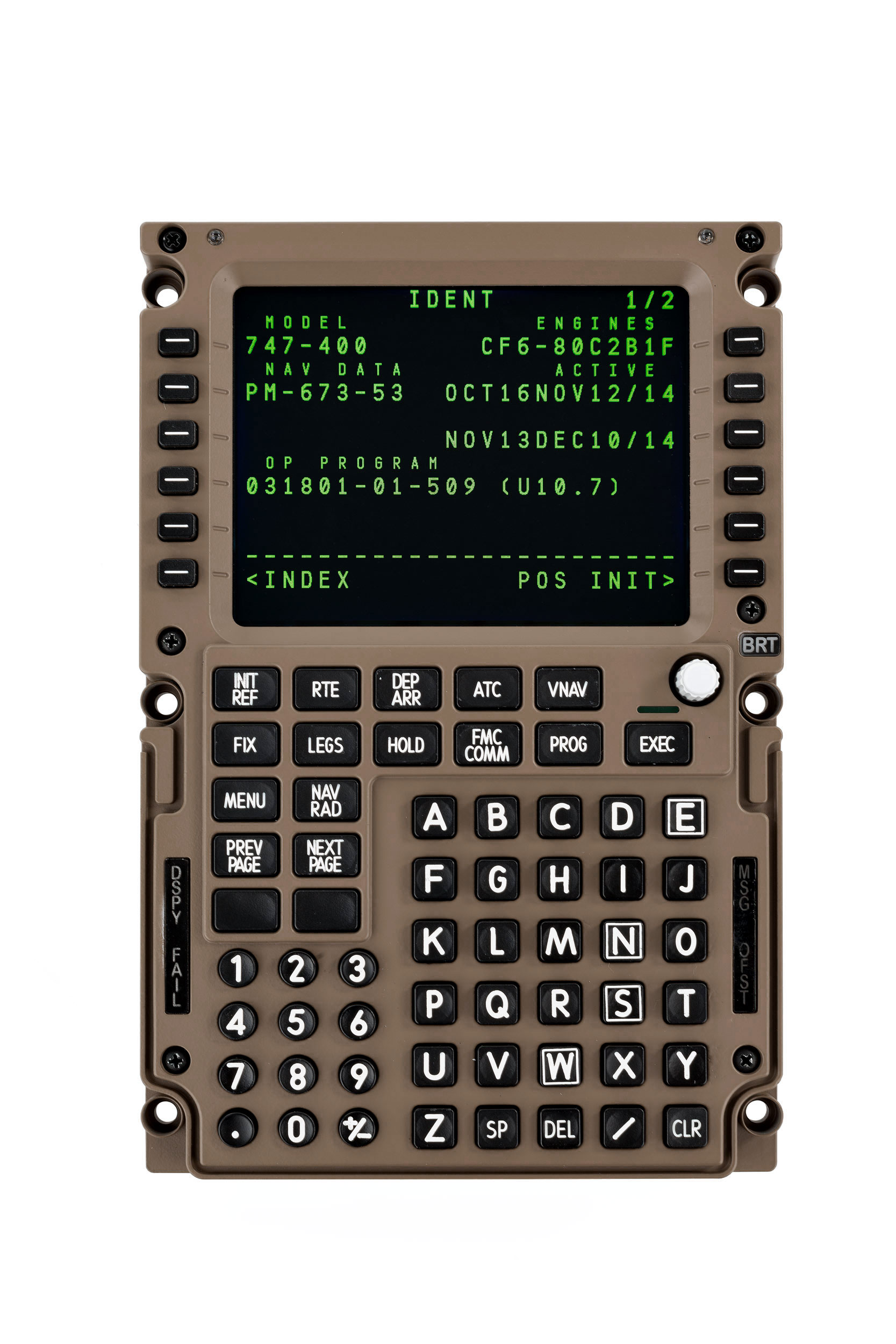 B747-400 FMC Flight Management Computer | Flight Simulator Center