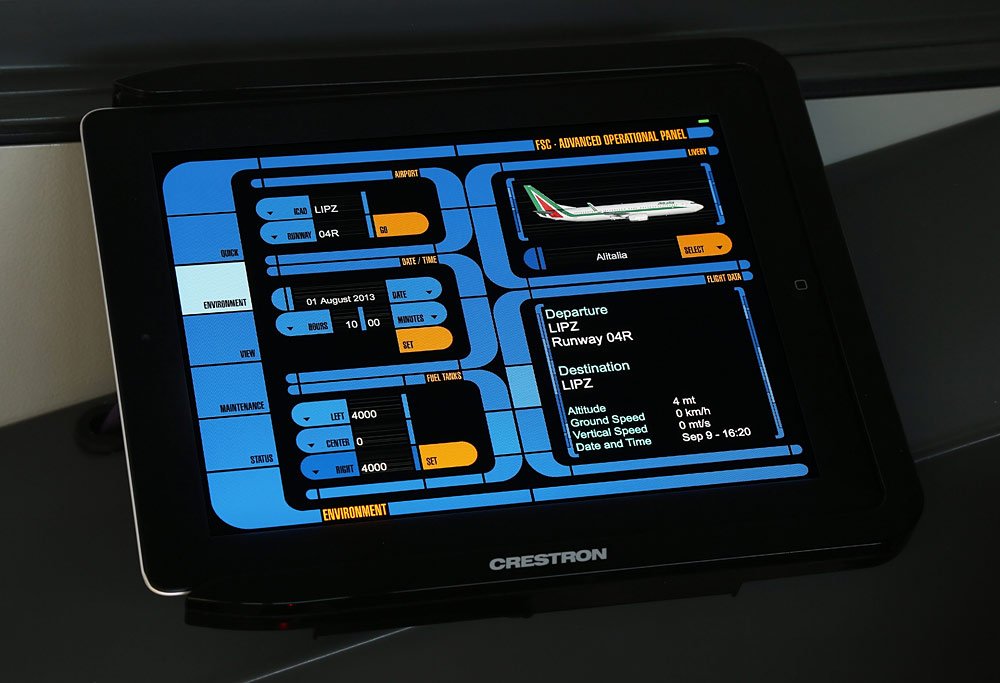 FSC B737 AOP ENVIRONMENT PANEL 