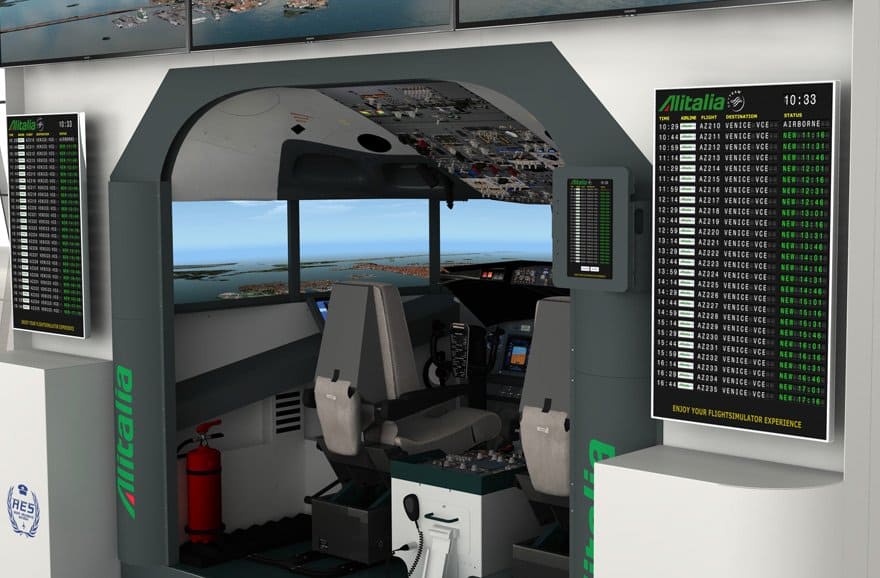 FSC B737 AES airport educational simulator Flipboards