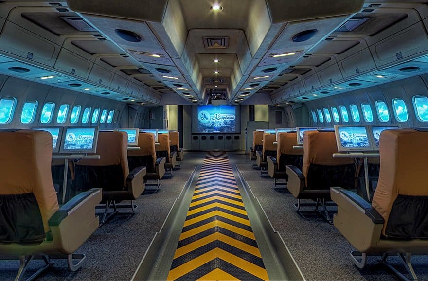 FSC B737 AES airport educational simulator training room