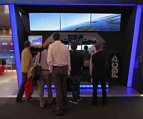 FSC FLIGHT SIMULATOR AT IBC AMSTERDAM