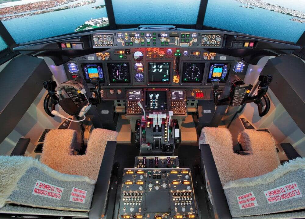 FSC IAMS Interactive Airport Multiplatform Simulator B737NG cockpit