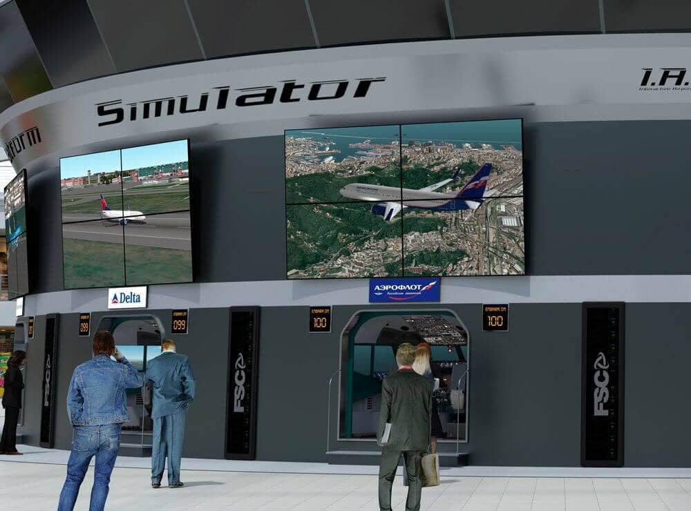 FSC IAMS Interactive Airport Multiplatform Simulator cockpits