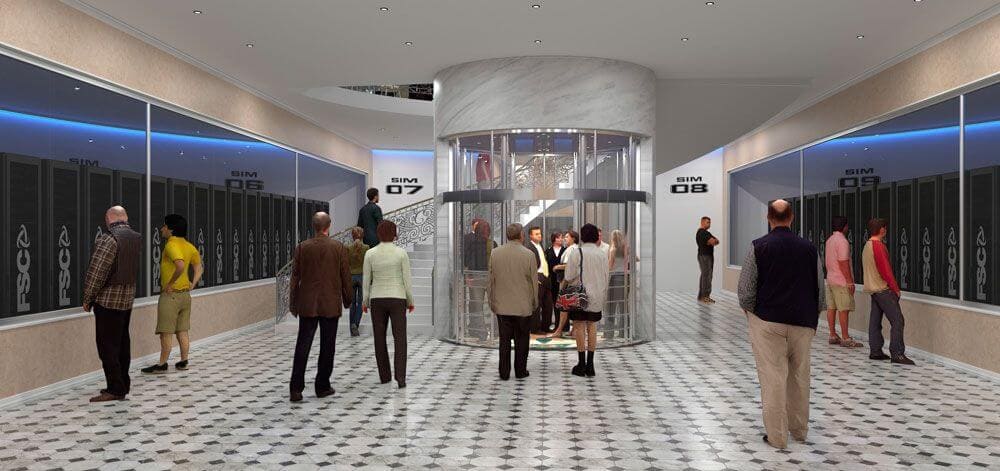 FSC IAMS Interactive Airport Multiplatform Simulator elevator