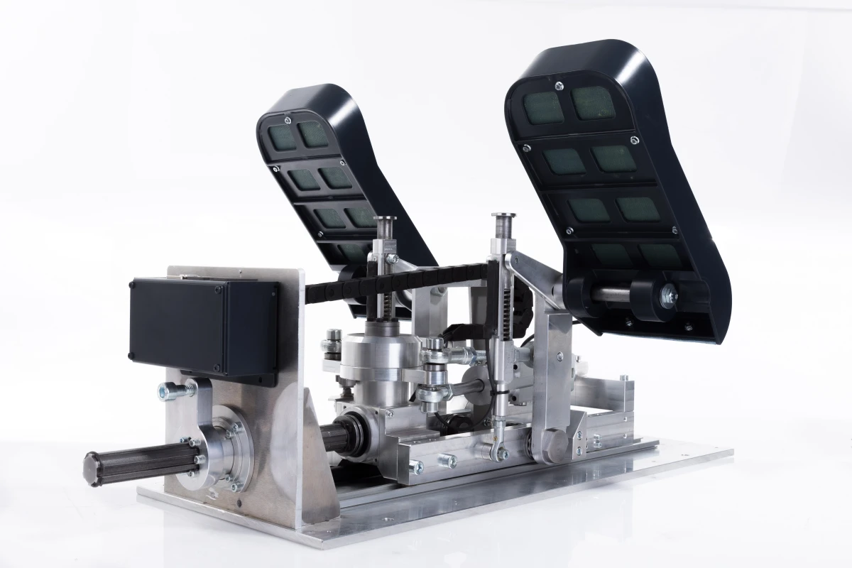 FSC A320 rudder pedals above cpt rear without cover 34 1