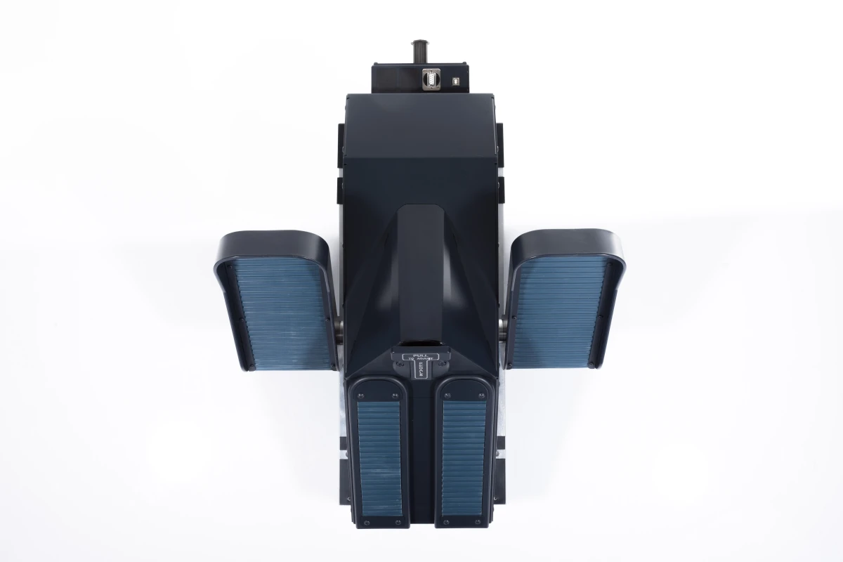 FSC A320 rudder pedals above captain top view