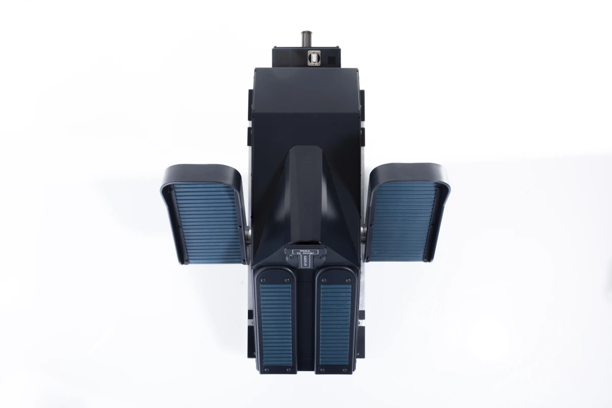 FSC A320 rudder pedals above fo top view