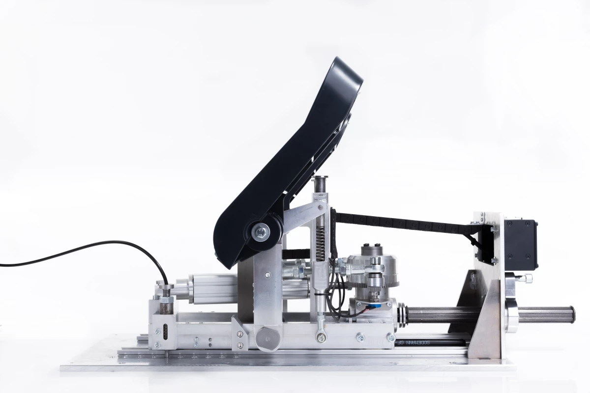 FSC A320 rudder pedals cpt above lateral view with mechanism 2