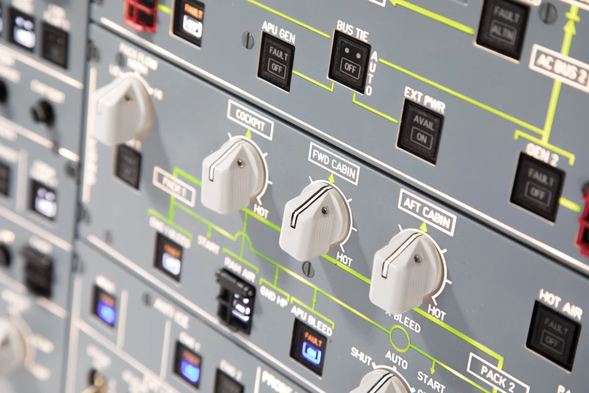 FSC A320 turnkey professional simulator overhead air condition panel