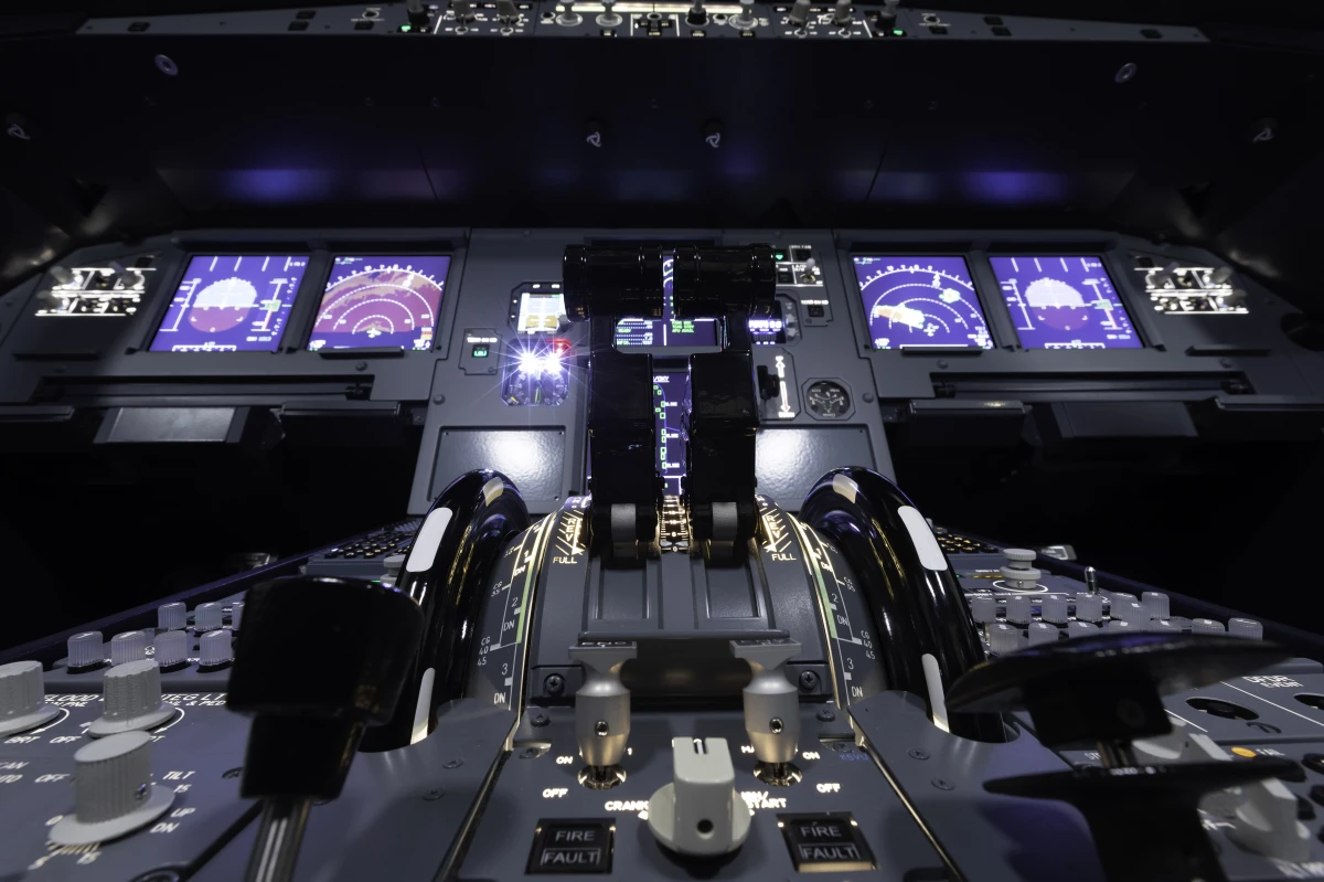 FSC A320 turnkey professional simulator pedestal with TQ