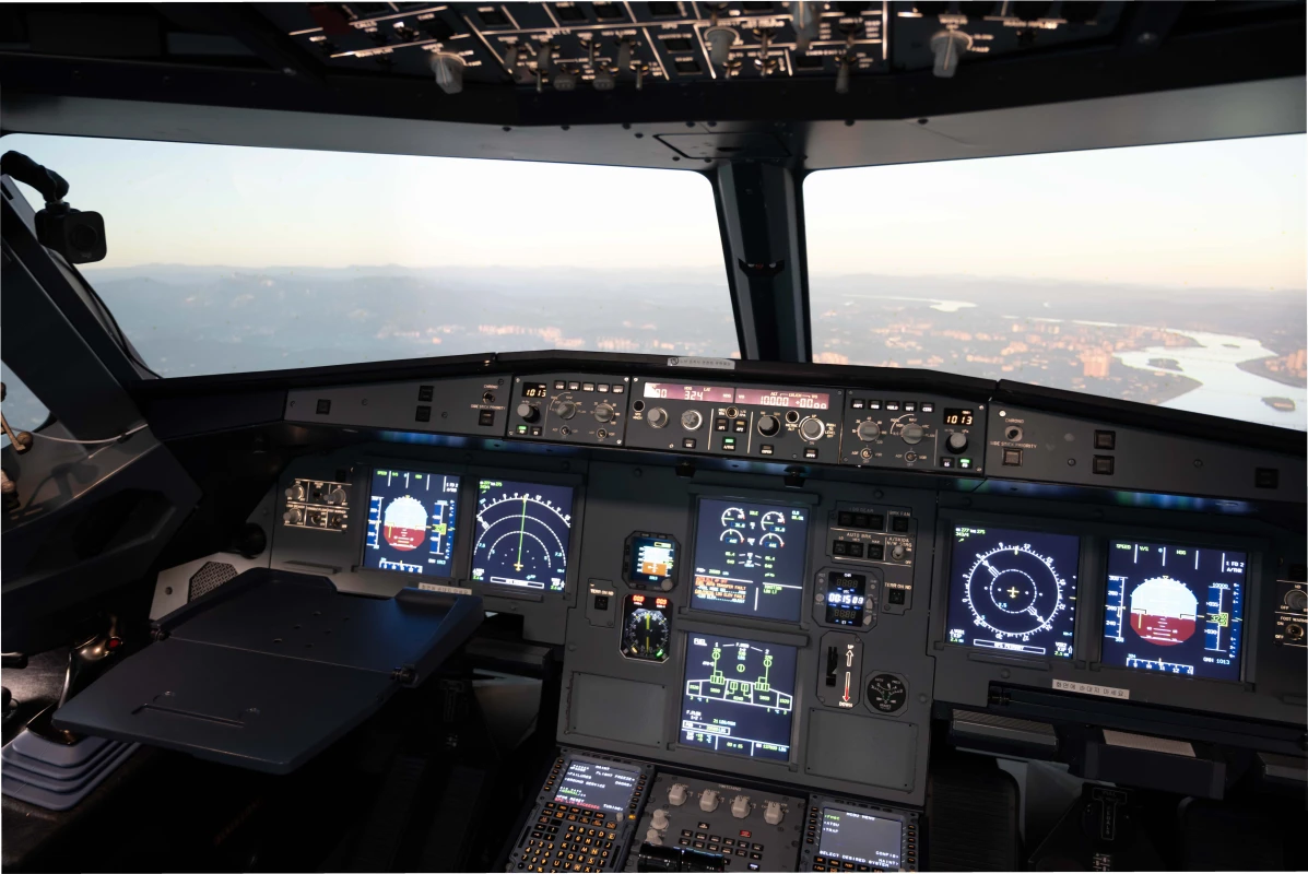 FSC A320 turnkey professional simulator pull-out table