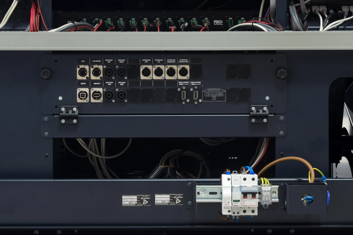 FSC A320 turnkey professional cockpit rear audio panel