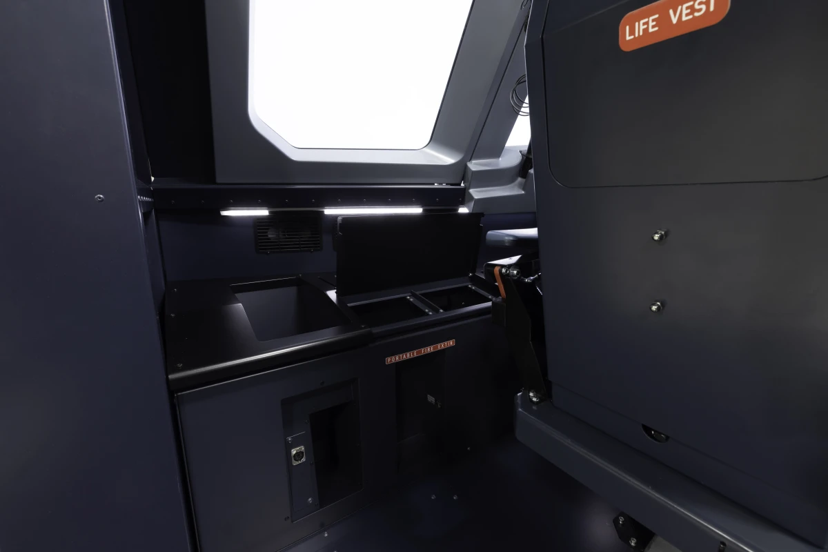 FSC A320 turnkey professional simulator sidewall light detail