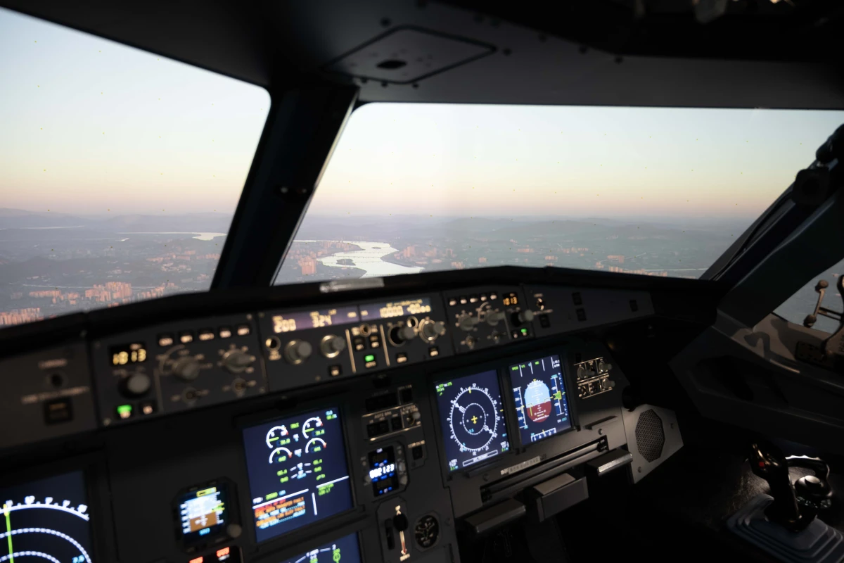 FSC A320 turnkey professional simulator visual system