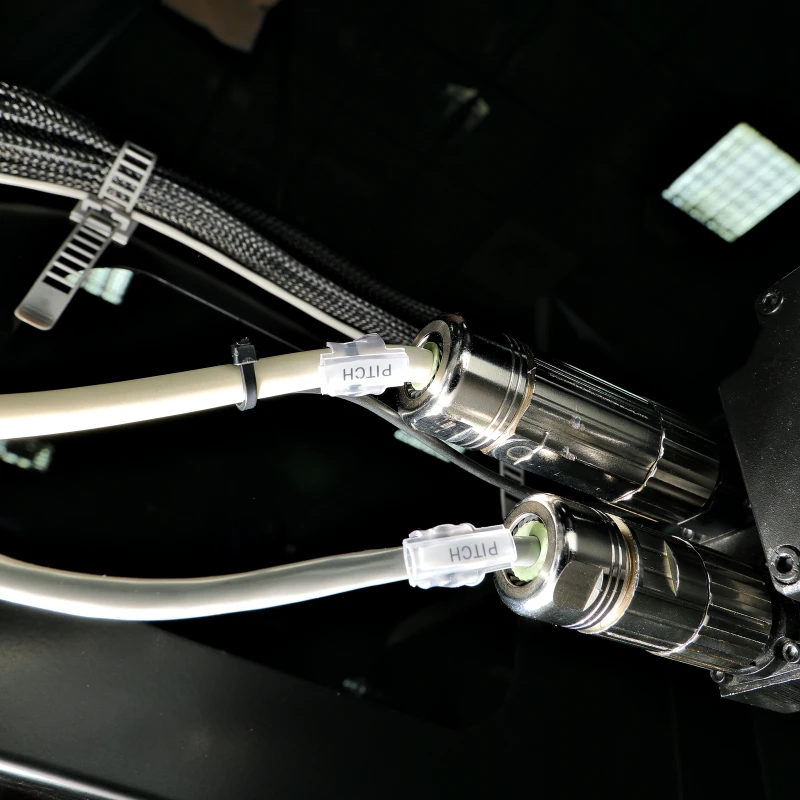 FSC B737 floorstand and control loading pitch connections