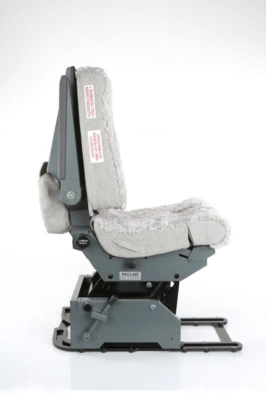 FSC B737 seat with jrails cpt armrest up