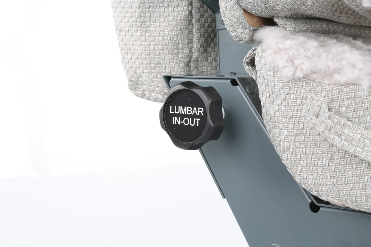 FSC B737 seat with jrails cpt lumbar IN/OUT handle