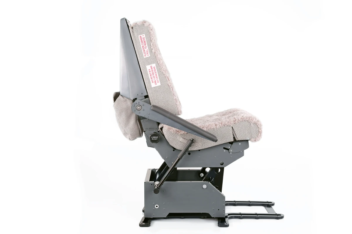 FSC B737 seat with jrails fo armrest down