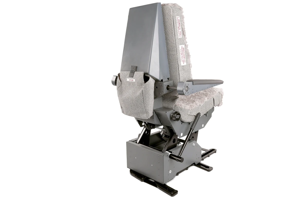 FSC B737 seat with jrails fo back view 34