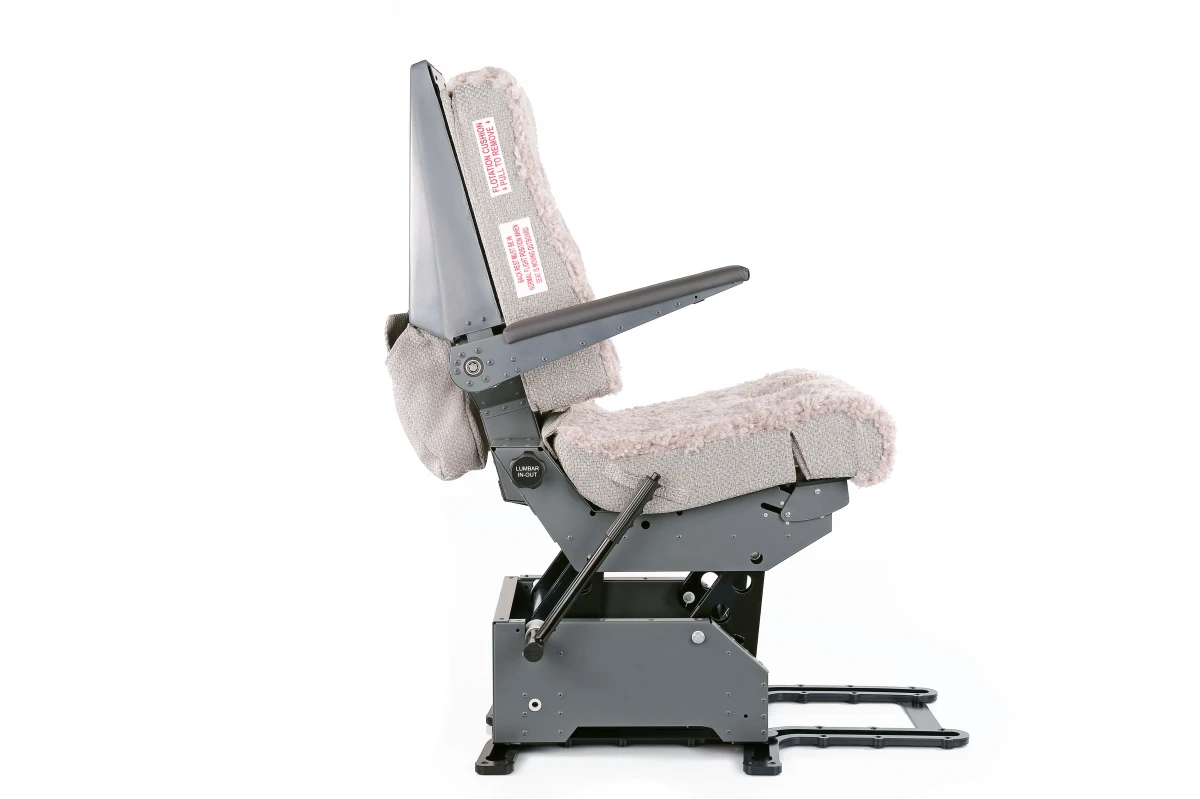 FSC B737 seat with jrails fo inclined backrest