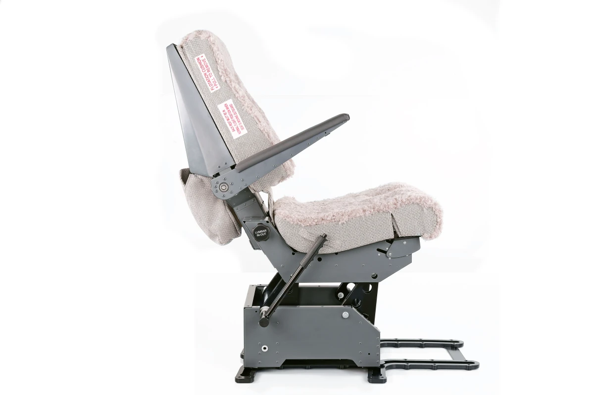 FSC B737 seat with jrails fo fully inclined backrest