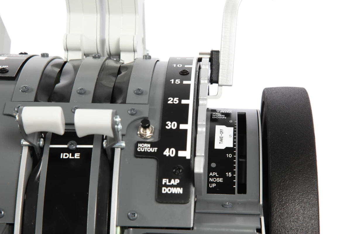 FSC B737NG TQ PRO metal flaps scale detail