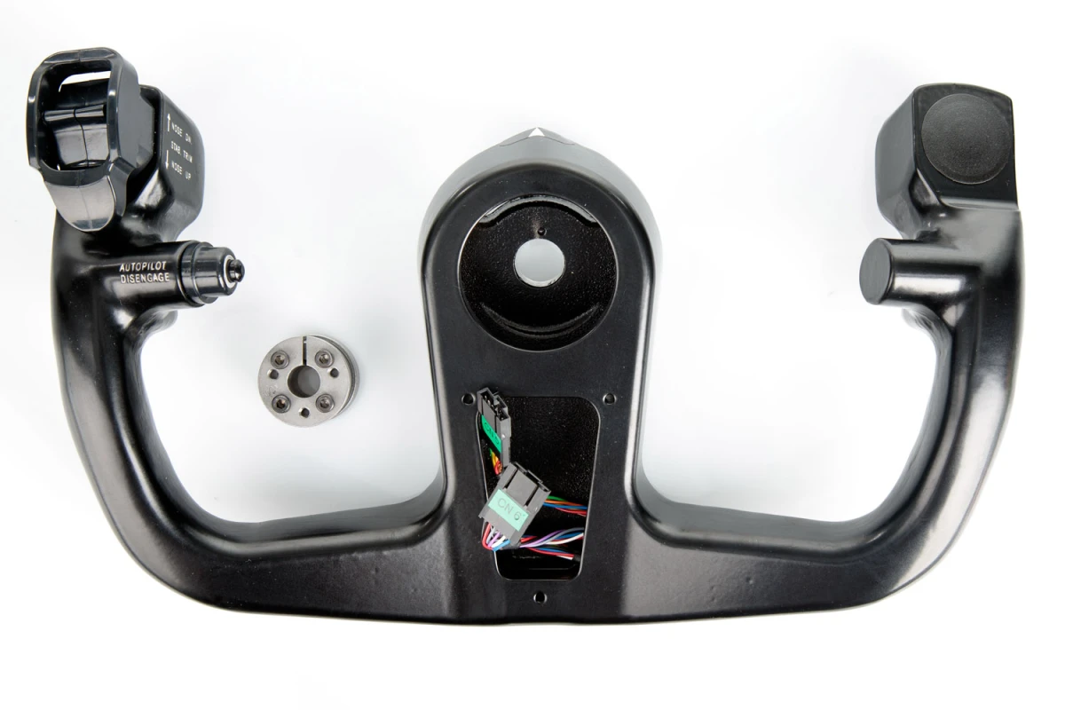 FSC B737 Yoke Control Wheel CPT Overview