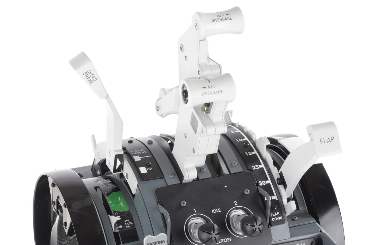 FSC B737MAX TQ metal pro motorized thrust levers movement