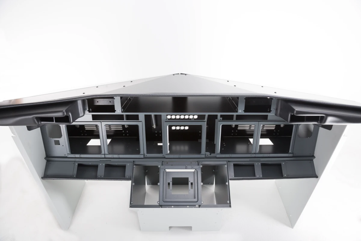 FSC B737NG MIP pro frame structure top view