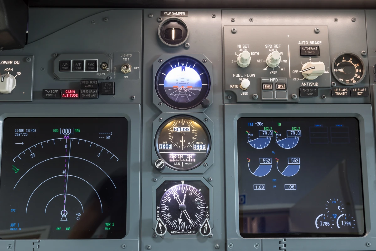 FSC B737NG MIP pro with attitude indicator combined altimeter IAS RMI-B