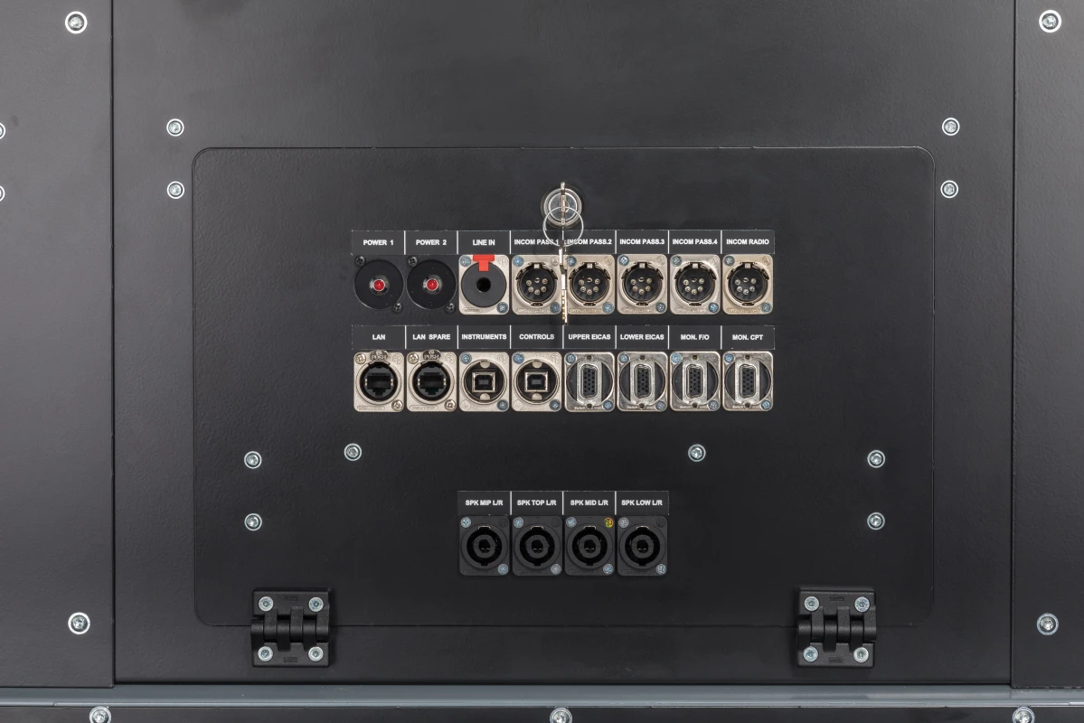 FSC B737NG turnkey professional simulator rear audio panel