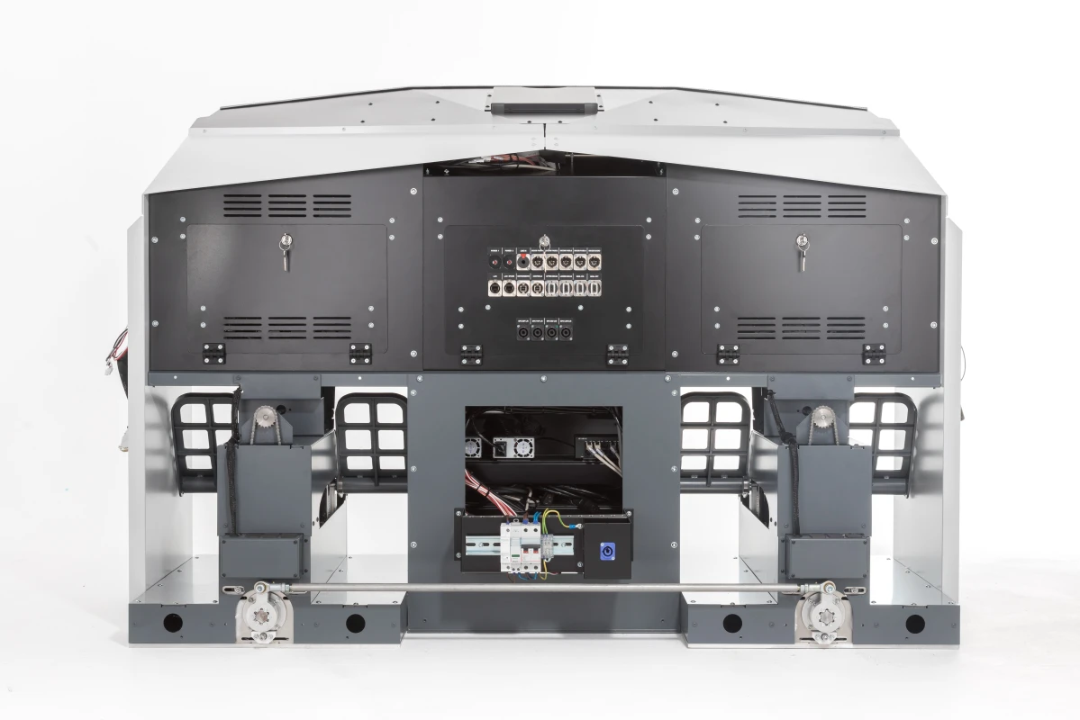 FSC B737NG MIP pro with rudder pedals and CDUs back 