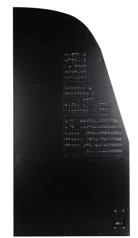 FSC B737NG Circuit breakers wall captain side front view 
