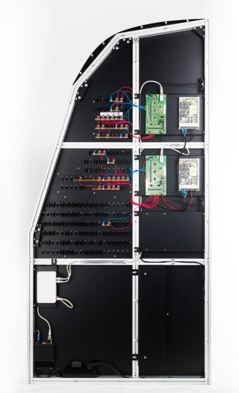 FSC B737NG Circuit breakers wall captain side rear open