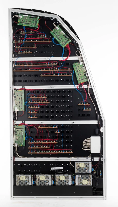 FSC B737NG Circuit breakers wall first officer side rear open